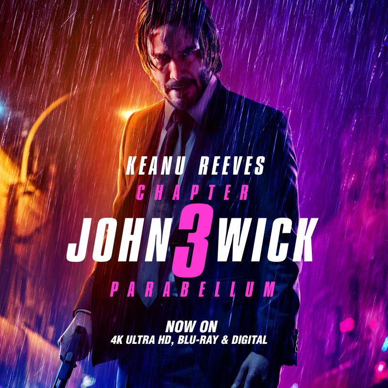 JOHN WICK CHAPTER 3: PARABELLUM Combo Pack Giveaway!