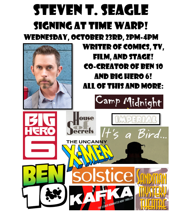 Steven T. Seagle (Ben 10, Big Hero 6) Signing!
